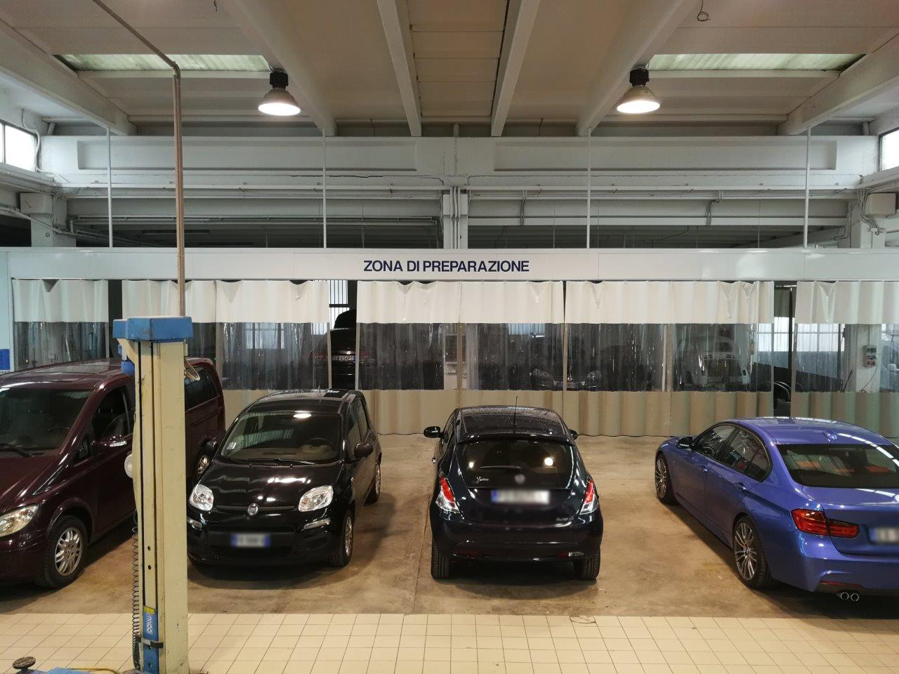Area di preparazione auto Area di preparazione auto